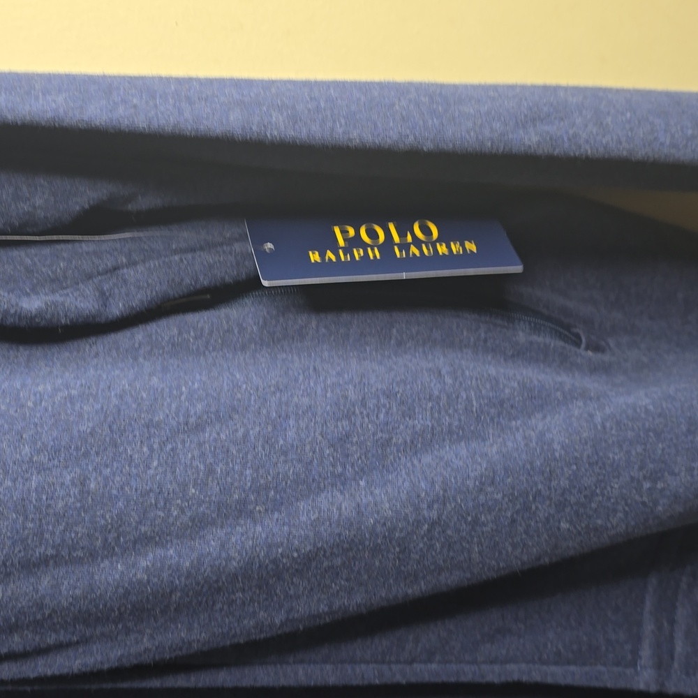 Polo Ralph Lauren Mens Double Knit Luxury Jersey Full Zip Sweater  Medium - Picture 9 of 12